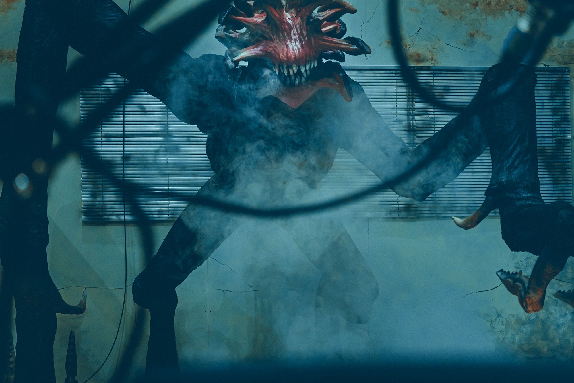 A fully staged spectacle: the maze's grand finale