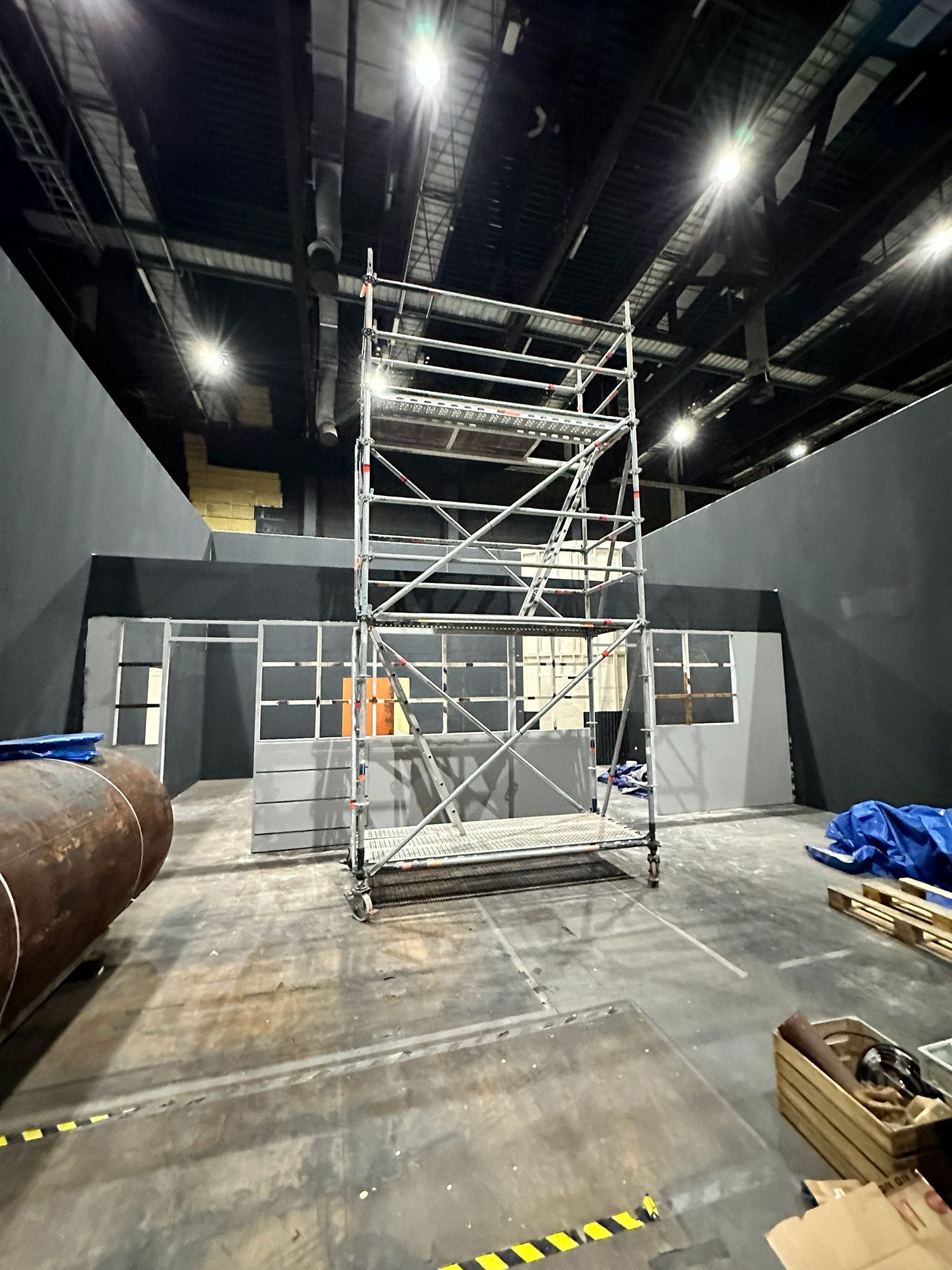 The Steel Factory under construction
