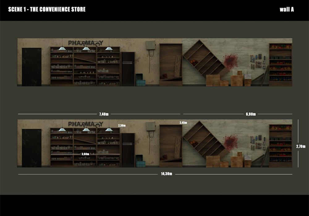 Schematic design of the Convenience Store